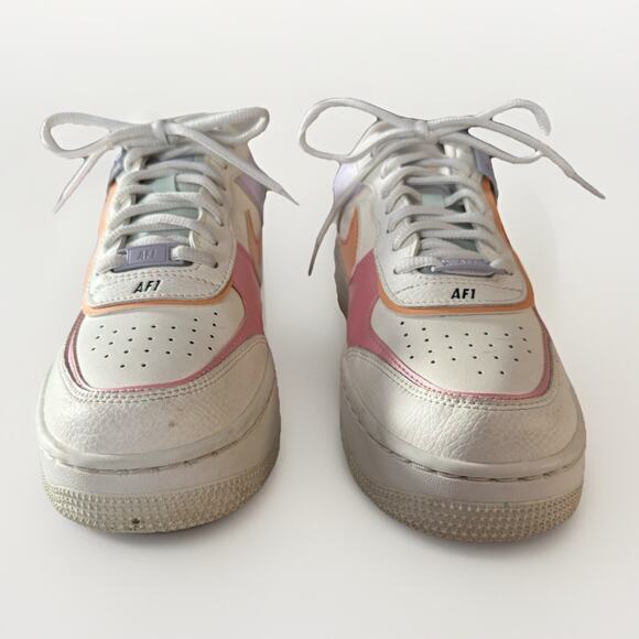 Nike Air Force 1 Shadow Women’s 9 Pastel Multicolor CI0919-111 AF1 Sneakers - Picture 5 of 10